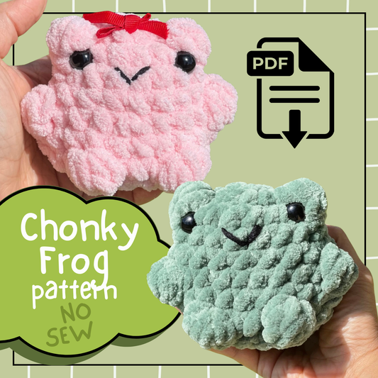 MINI CHONKY FROG  PATTERN DIGITAL DOWNLOAD