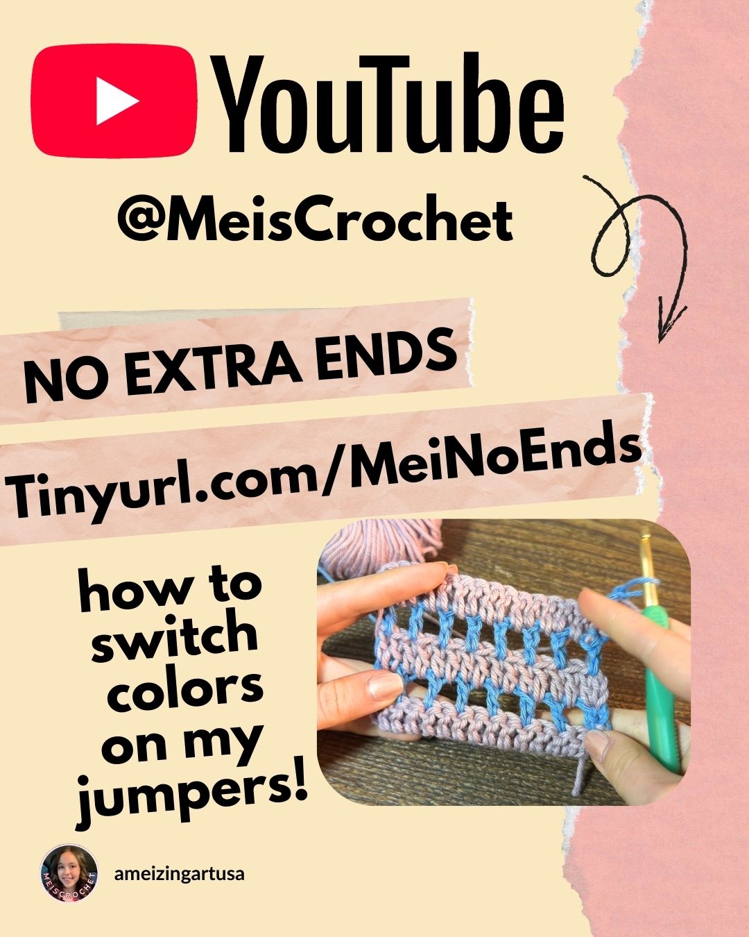 🩷💚 Witches Jumper Crochet Pattern PDF (Free Hat & Gloves Pattern!)