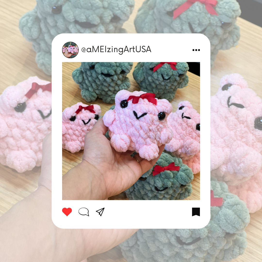 MINI CHONKY FROG PATTERN DIGITAL DOWNLOAD