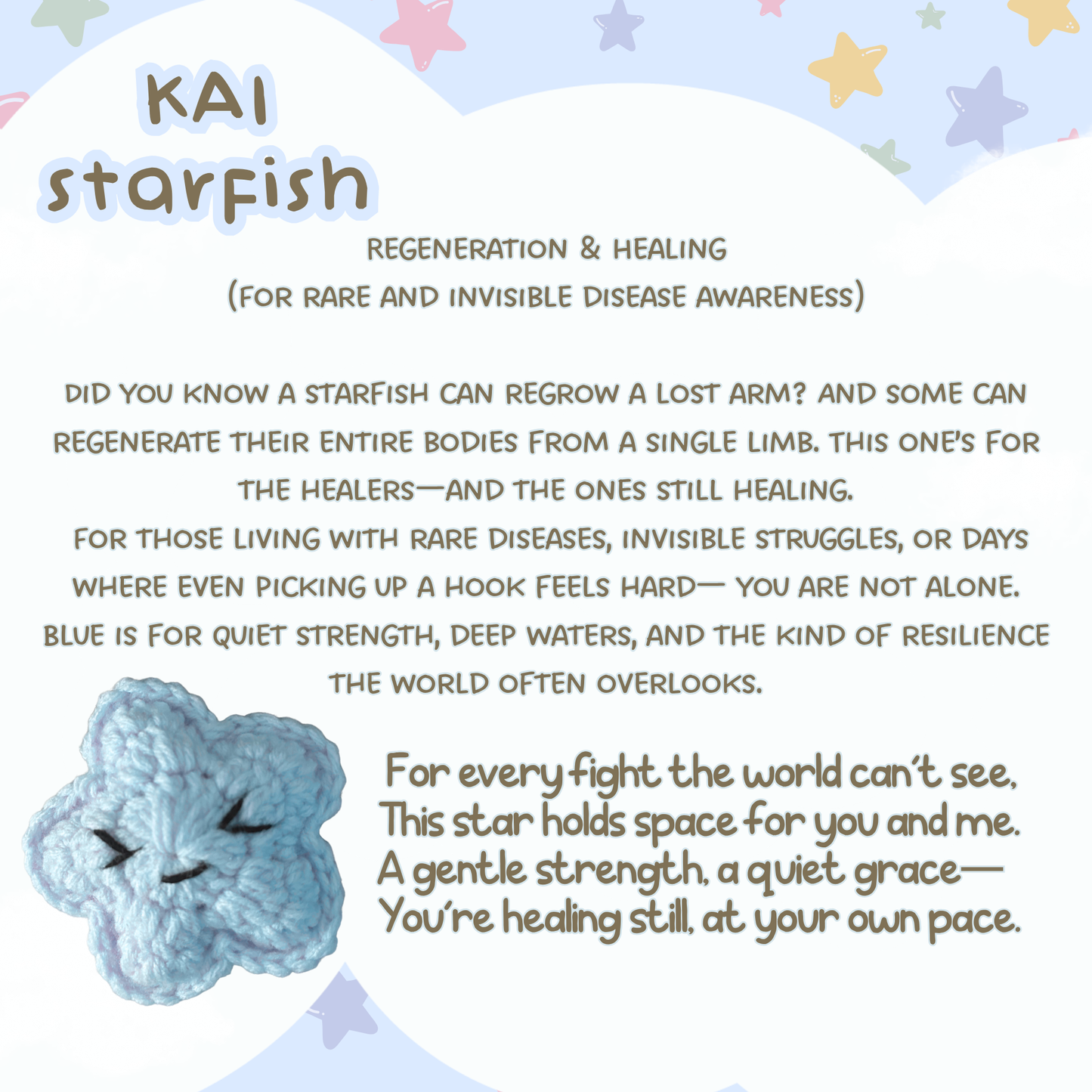 MINI STARFISH ⭐ Crochet Pattern Digital Download