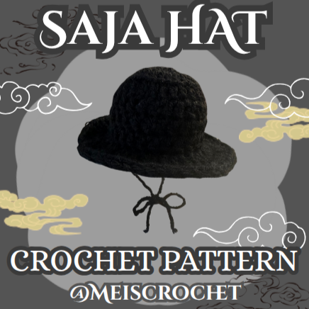 * SAJA HAT crochet pattern 🎩