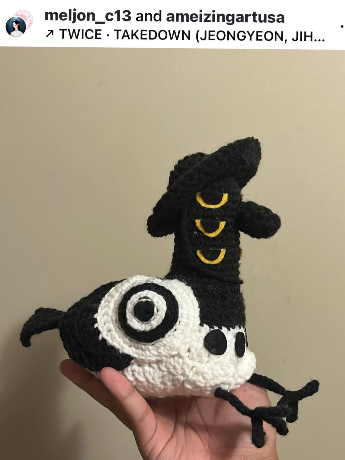 * MABOKI the MAGPIE ๐ crochet pattern - Inspired by Kpop Demon Hunters