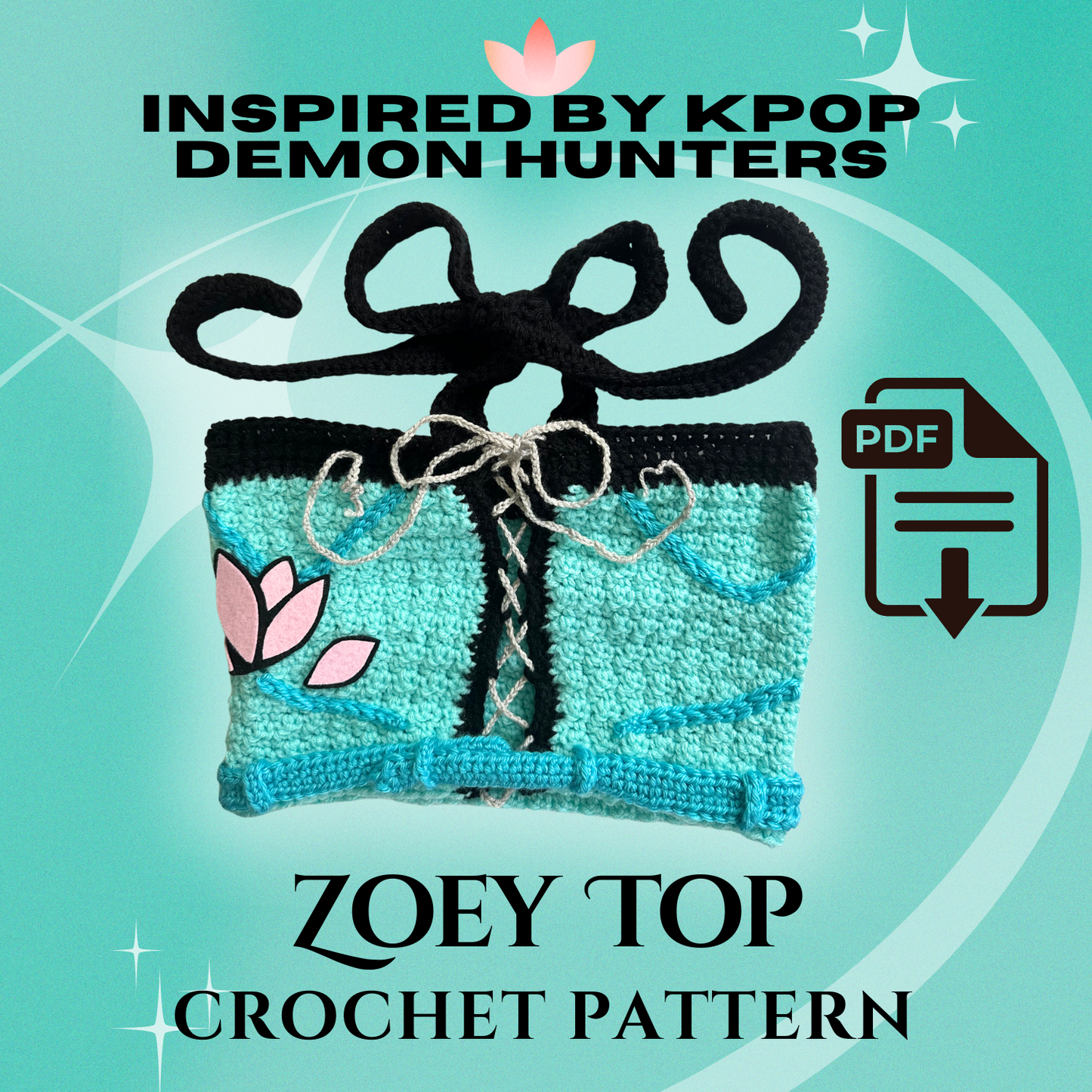 * ZOEY TOP π Crochet Pattern Digital Download