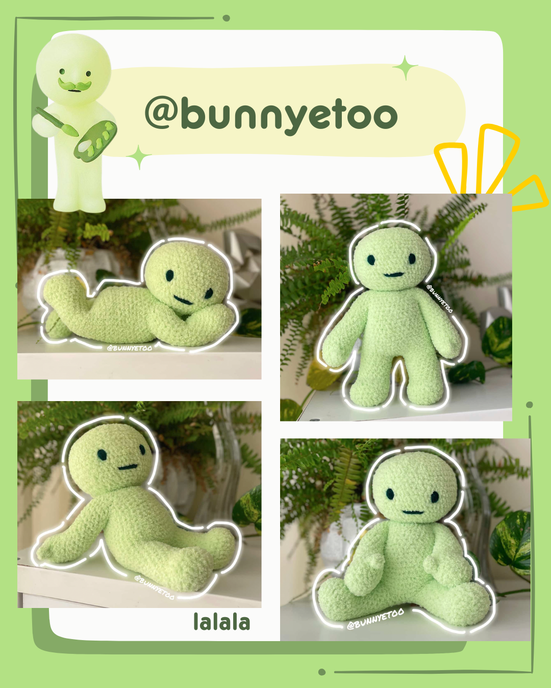 Green Guy crochet pattern