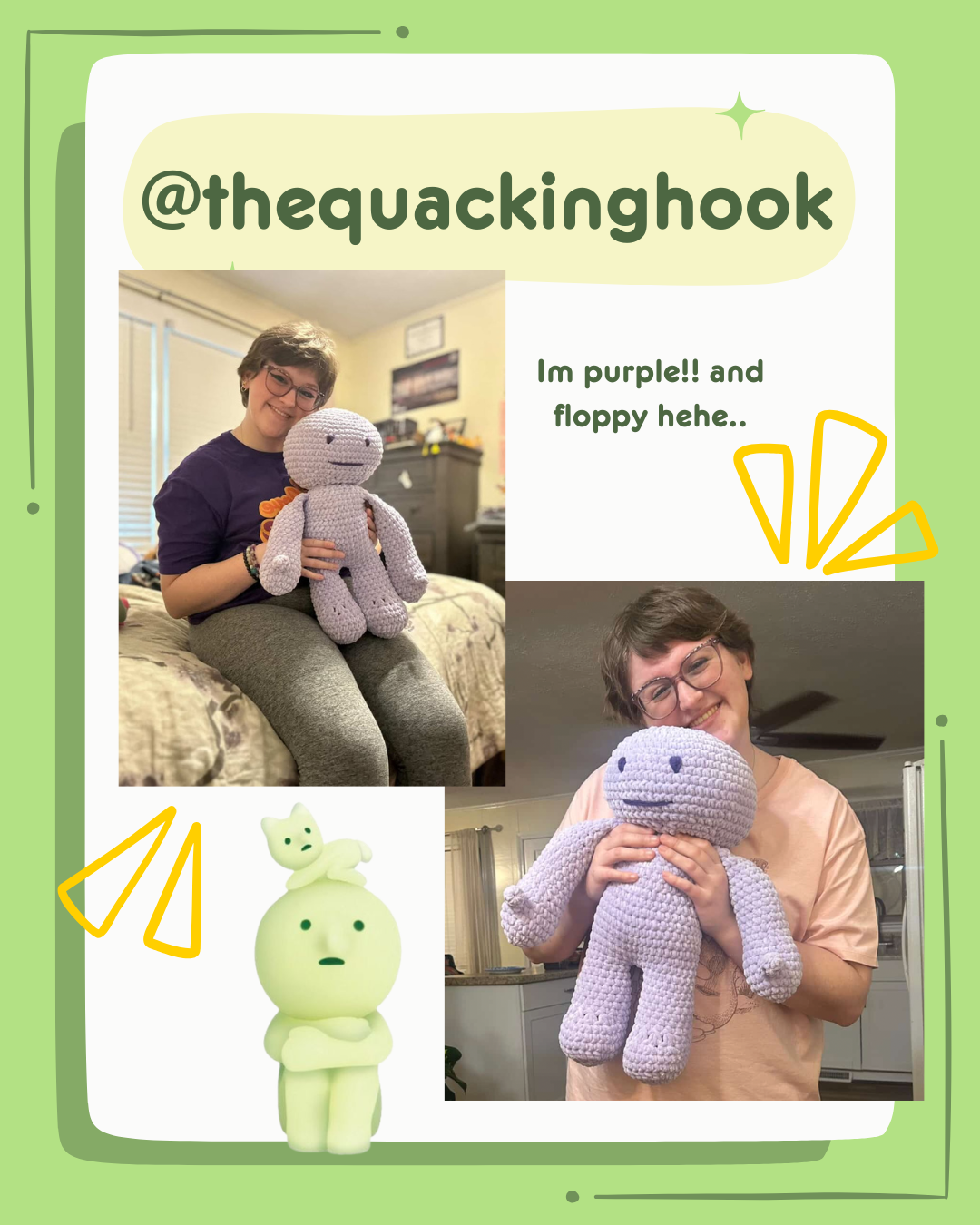 Green Guy crochet pattern