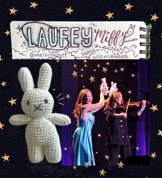 *Laufey Miffy-Inspired Bunny CROCHET PATTERN!*