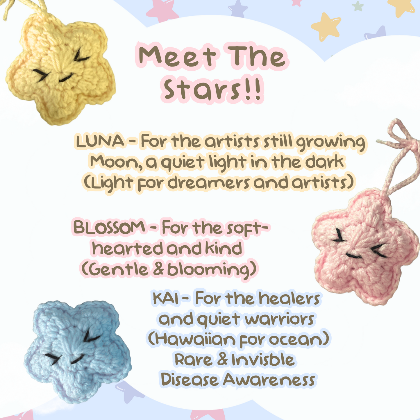 MINI STARFISH  ⭐ Crochet Pattern Digital Download