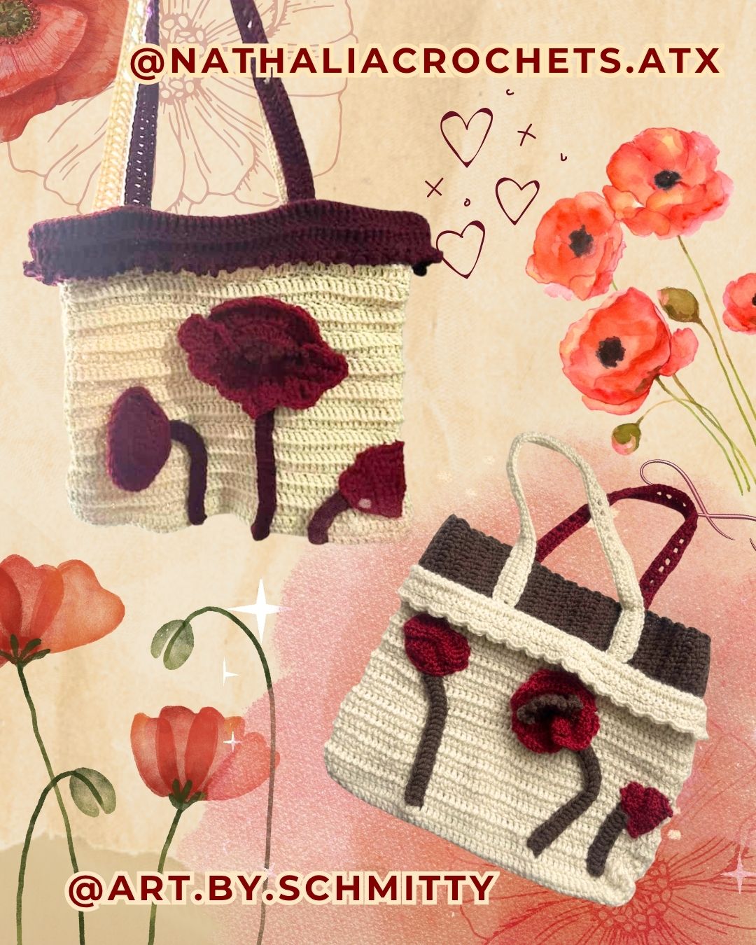 LAMP POPPY TOTE DIGITAL PATTERN