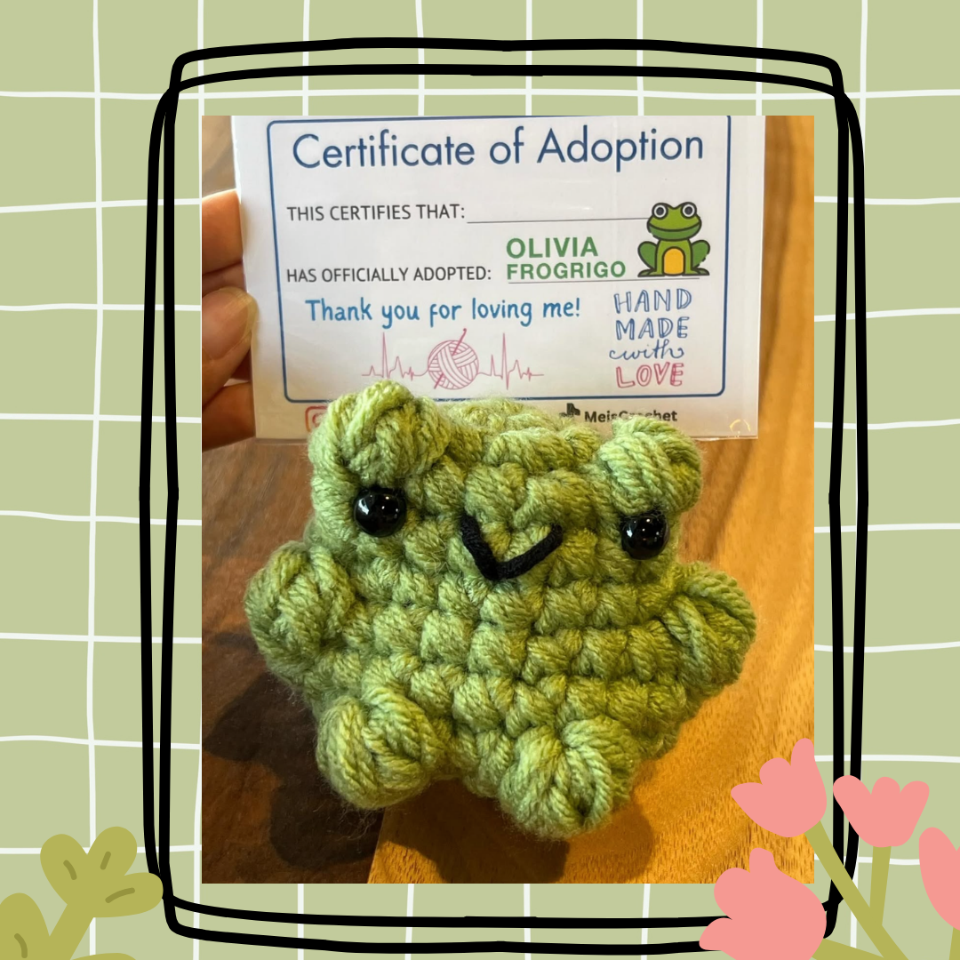 MINI CHONKY FROG  PATTERN DIGITAL DOWNLOAD