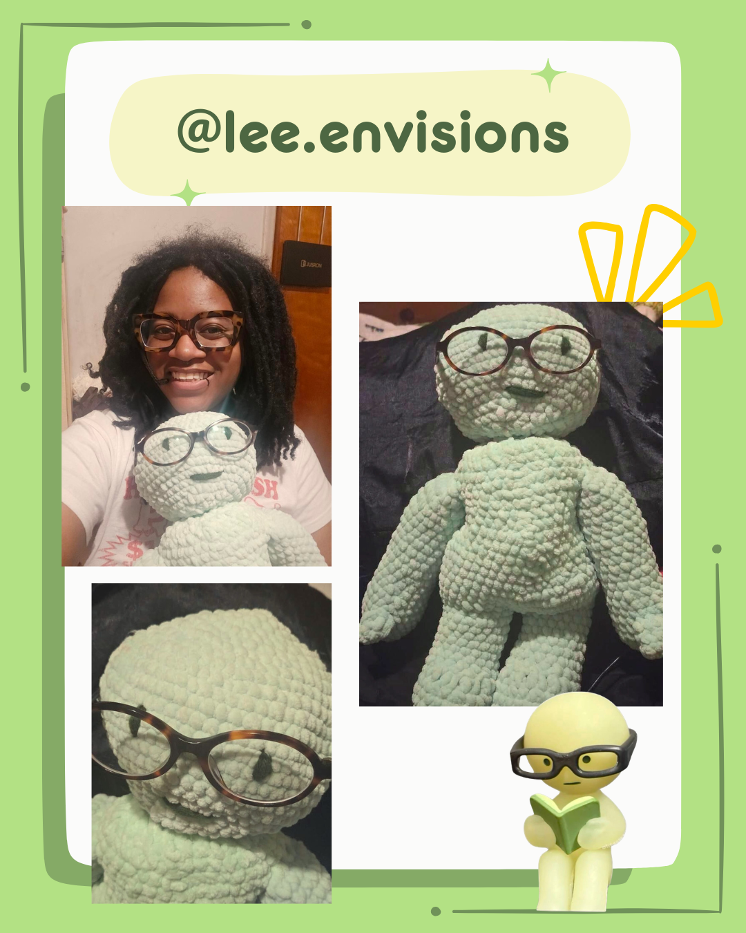 Green Guy crochet pattern