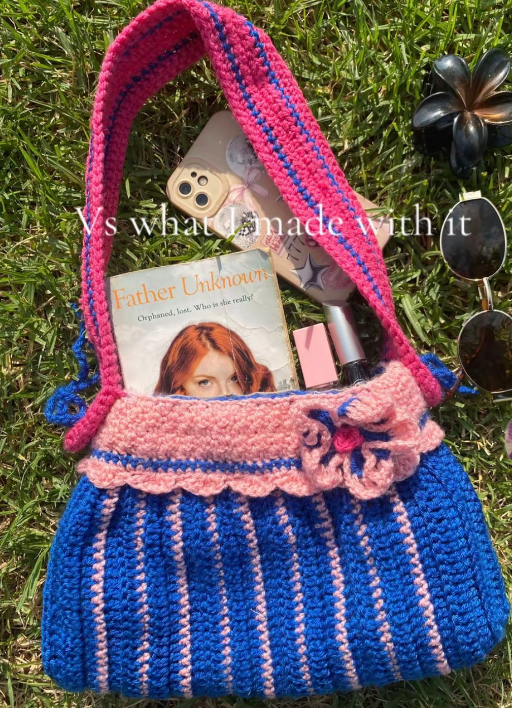 BUTTON BAG Crochet Pattern~