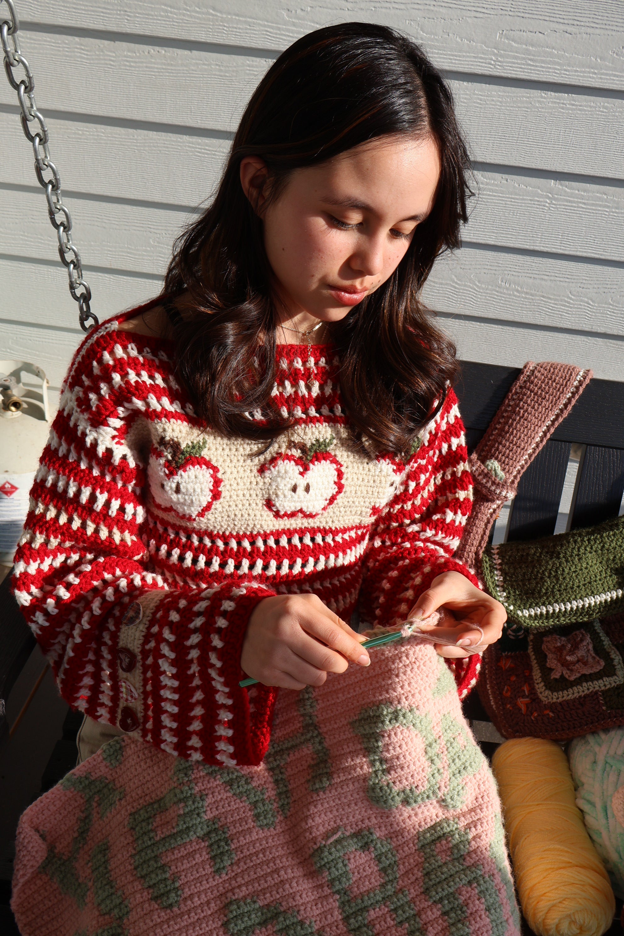 APPLE CIDER JUMPER CROCHET PATTERN – Ameizing Art Usa
