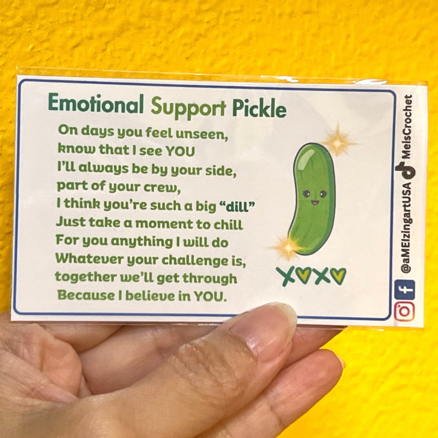 Emotional Support Pickle