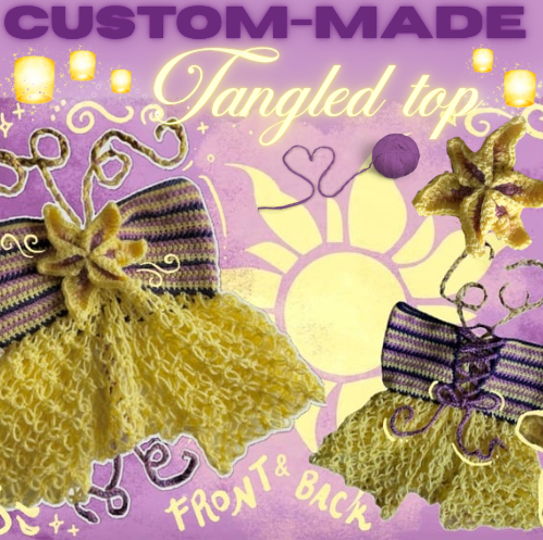 Custom Crochet Tangled Top