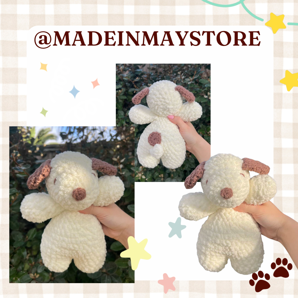 * soup belly puppy CROCHET PATTERN 🐾