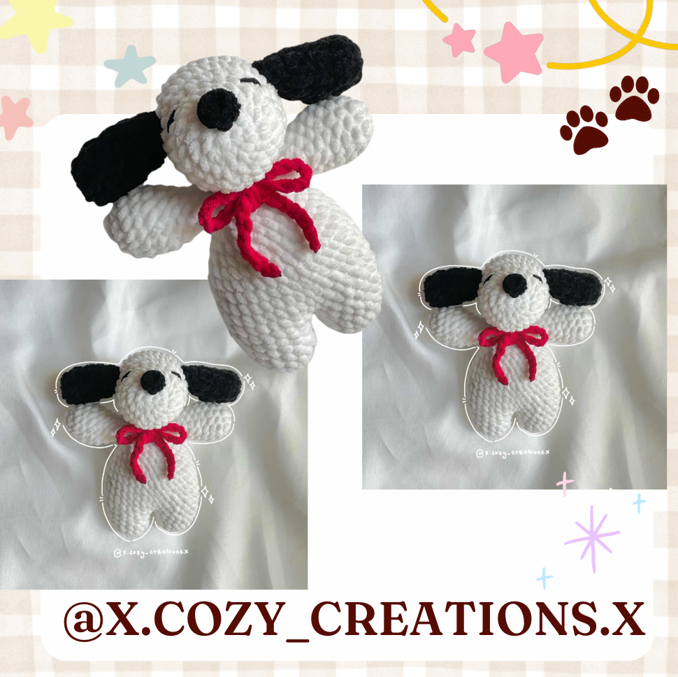 * soup belly puppy CROCHET PATTERN 🐾