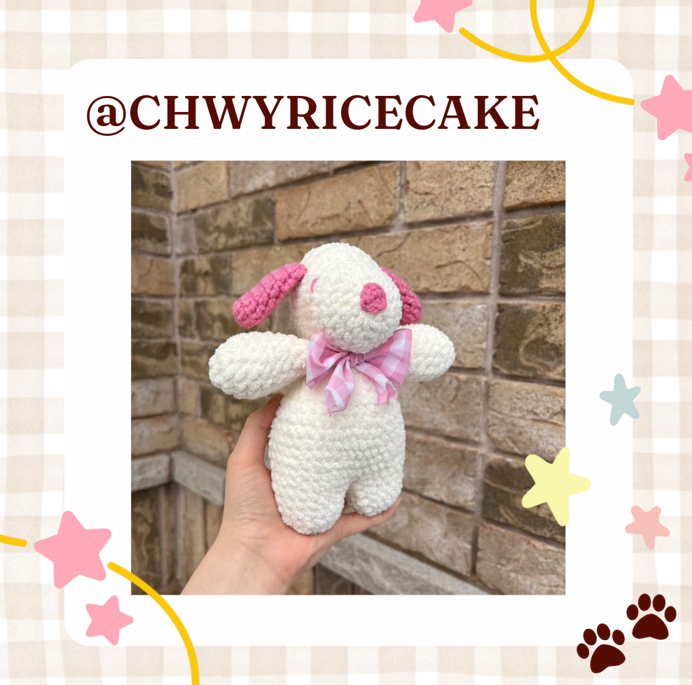 * soup belly puppy CROCHET PATTERN 🐾