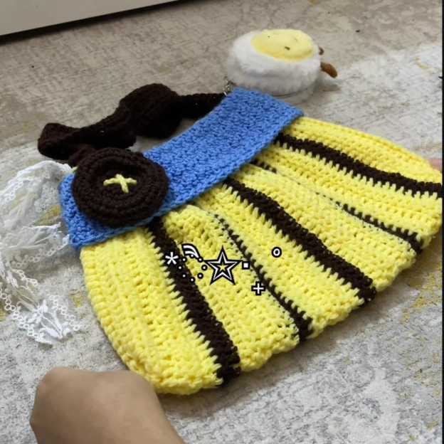 BUTTON BAG Crochet Pattern~