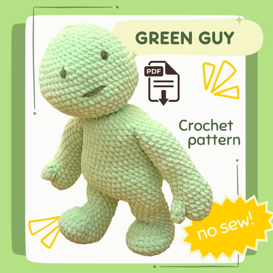 Green Guy crochet pattern