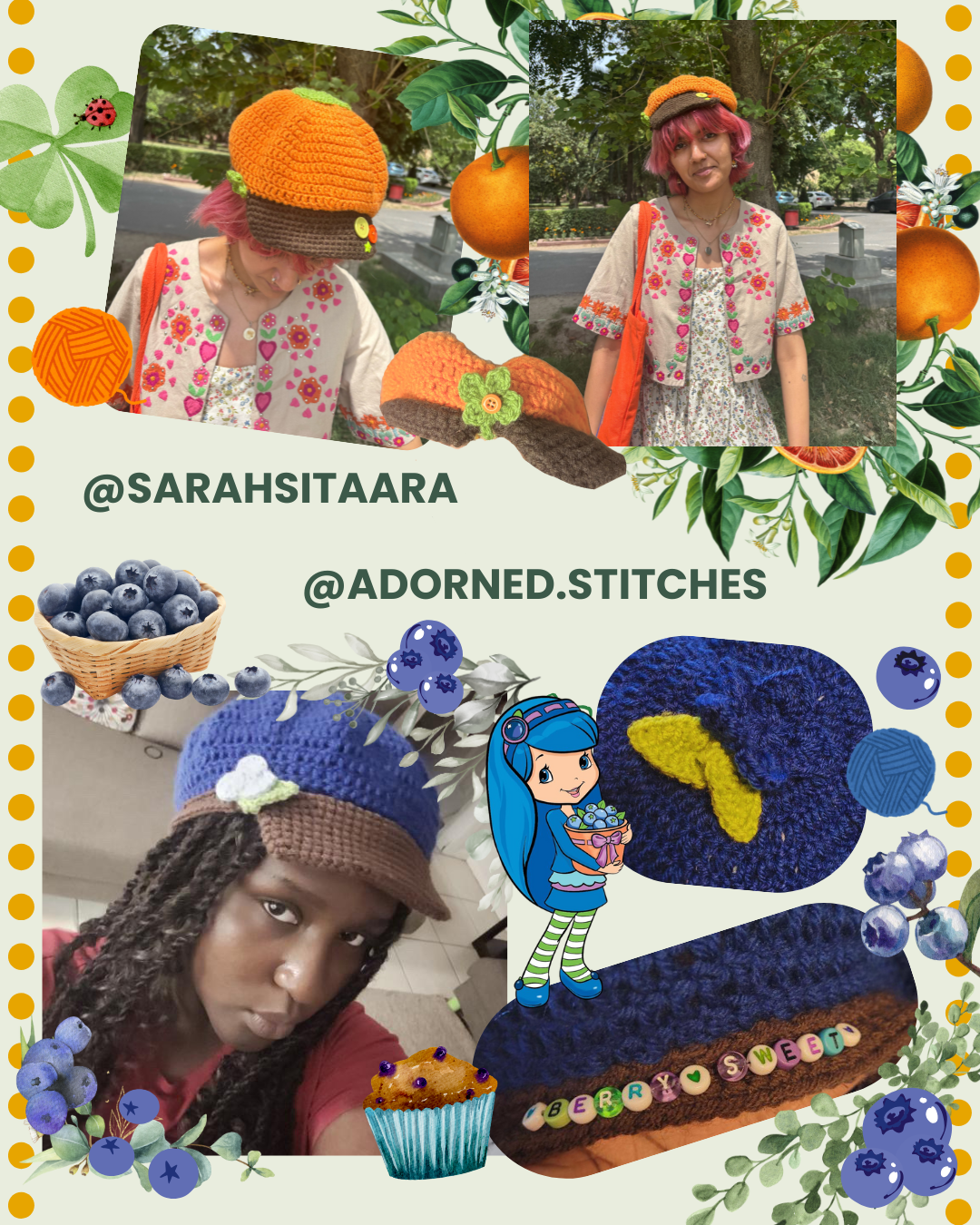 3 Style Tomato Beret Cap Crochet Pattern 🍅 (With Strawberry & Ladybug Mod)  Digital Download